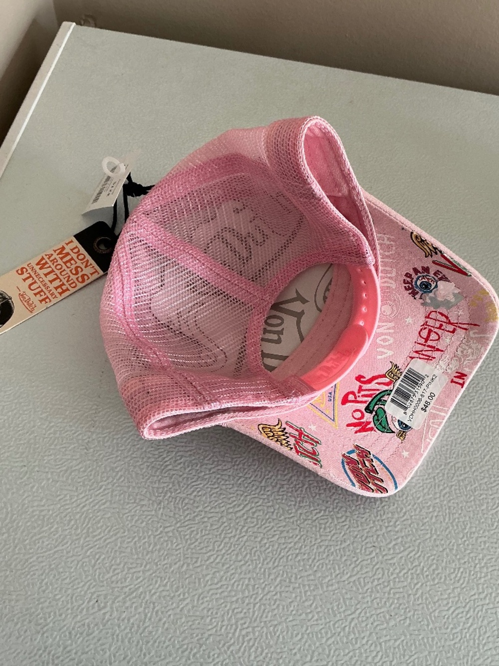 VON DUTCH PINK JAX TRUCKER HAT - Picture 3 of 3